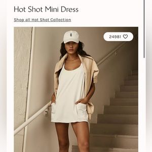 Free People Hot Shot Mini Dress - White